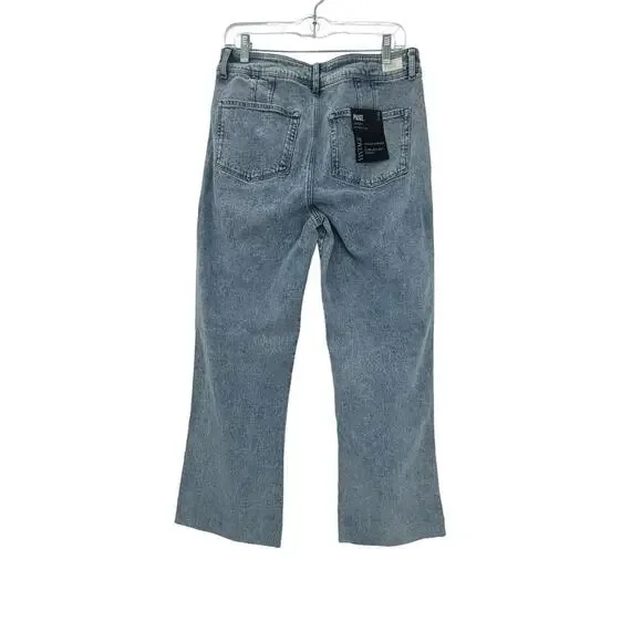 Paige Women's Alivia leenah 32' High Rise Ankle Wide Leg Jeans Size 31 NWT